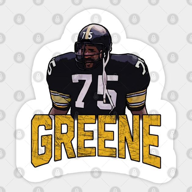 Joe Greene Pittsburgh LIB Sticker by Buya_Hamkac